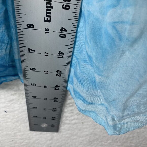 Raviya Cover-Up Dress Womens 2X Blue Rayon Pigment Wash Off the Shoulder S9498 - Picture 7 of 10